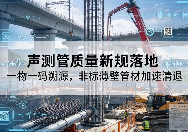 原阳声测管质量新规落地，一物一码溯源，非标薄壁管材加速清退